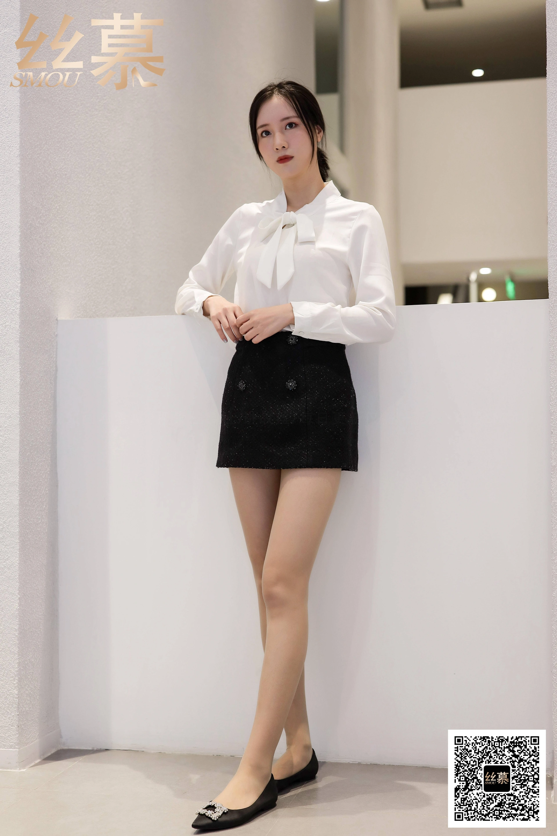 丝慕写真 - [丝慕GIRL]特写集 TX089 紫宁《平底鞋女神》 1